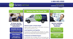 Desktop Screenshot of aefactoryservice.com